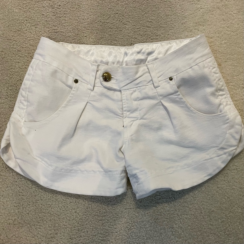 SIWY CARMEN WHITE PLEATED SHORTS S/26